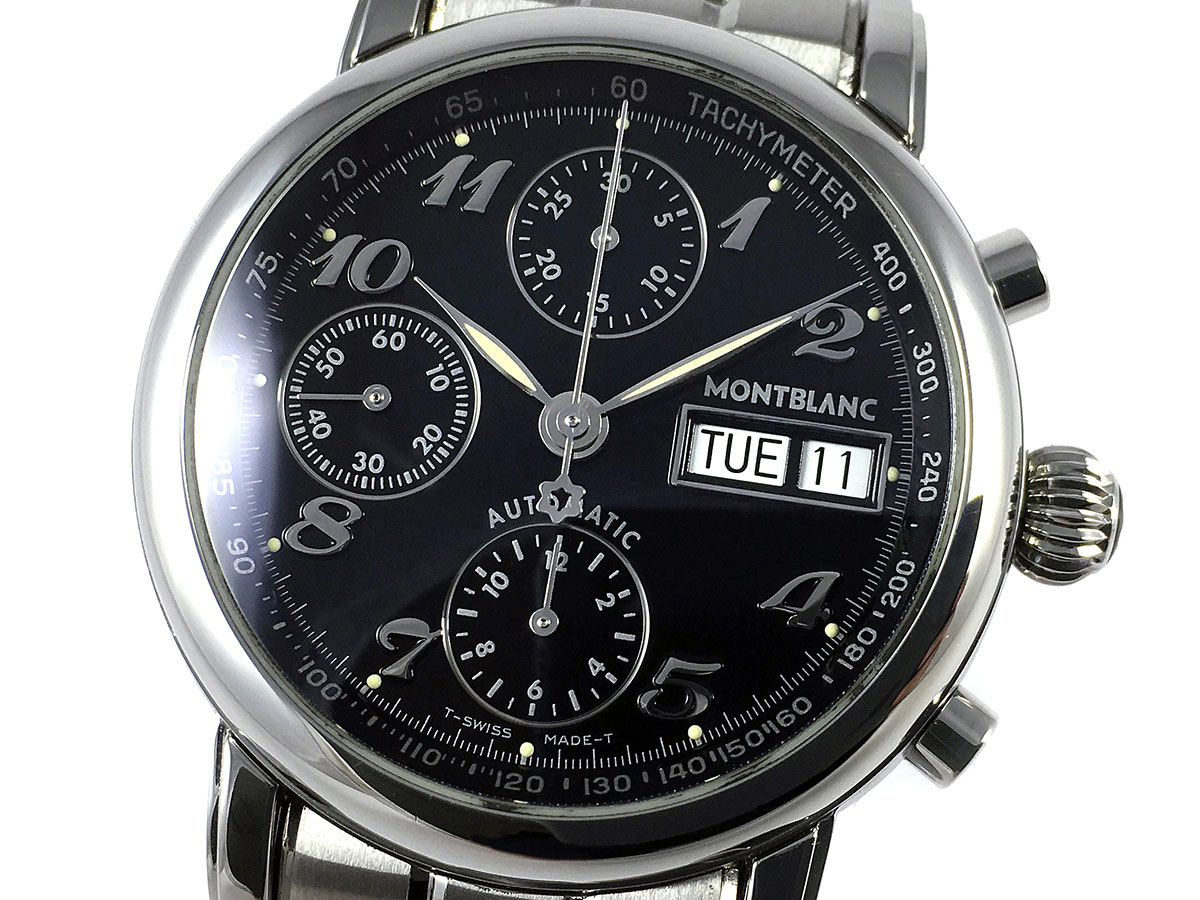 tema Ligeramente Matemático RELOJ Montblanc Meisterstück Day Date Chrono - Icone Watches - Compra venta  de relojes de segunda mano
