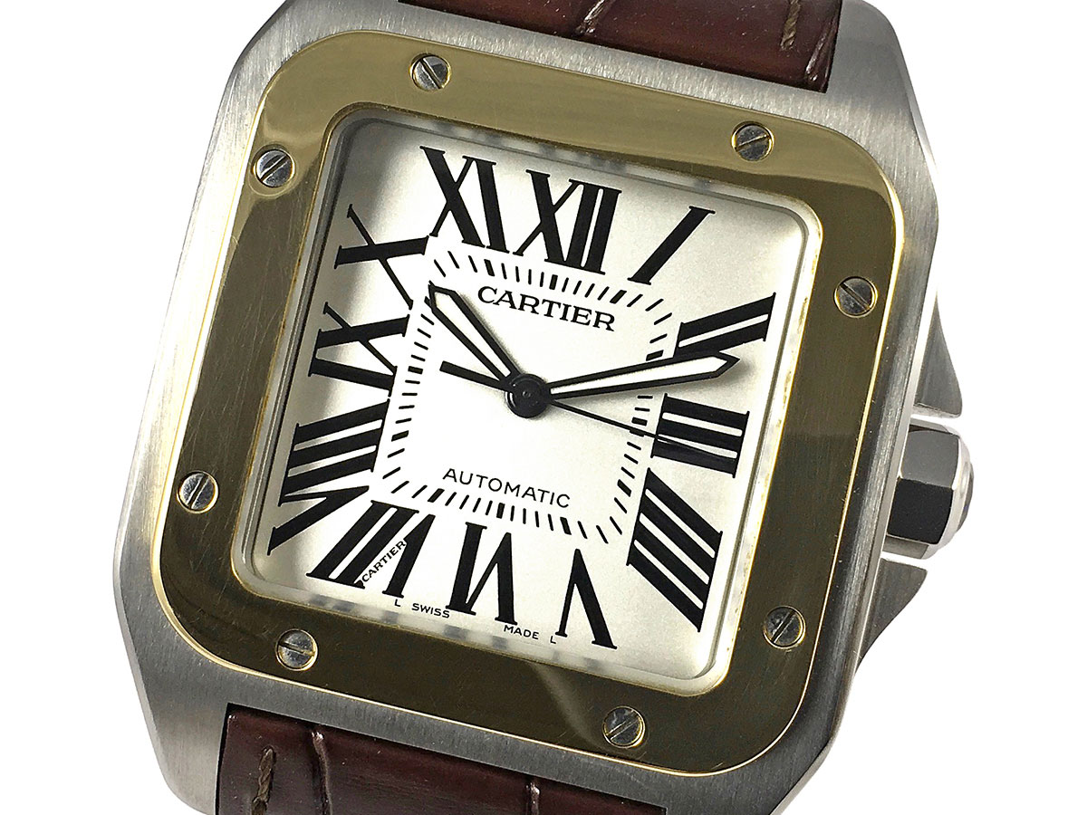 Respectivamente Punto muerto Divertidísimo RELOJ Cartier Santos 100 XL ref. 2656 - Icone Watches - Compra venta de  relojes de segunda mano