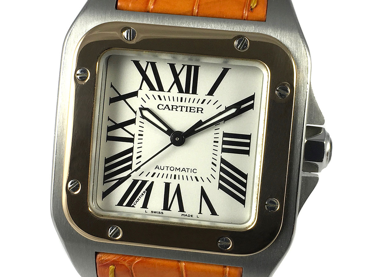 RELOJ Cartier Santos 100 Midsize ref. 2878 - Icone Watches - venta de relojes de segunda mano
