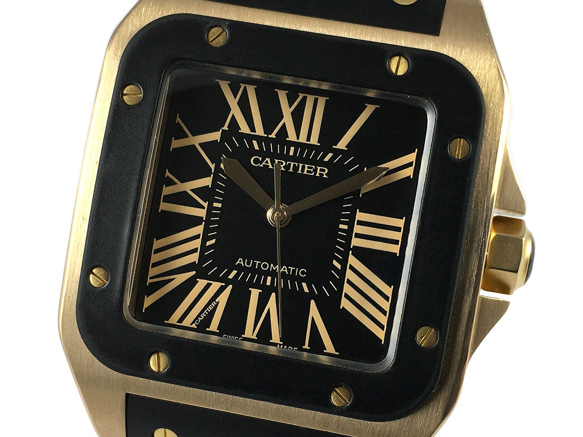 Correo aéreo proteger compromiso RELOJ Cartier Santos 100 XL 2792 Rose Gold - Icone Watches - Compra venta  de relojes de segunda mano